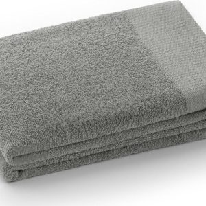 Šedý froté bavlněný ručník 50x100 cm Amari – Restilo