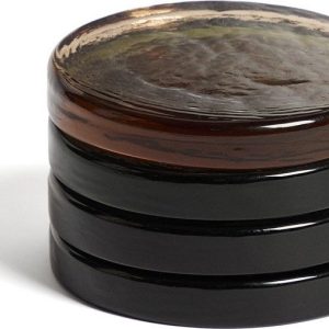 Skleněné podtácky v sadě 4 ks Obila – Kave Home