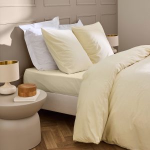 Slonovinové prostěradlo 140x190 cm Linella – douceur d'intérieur