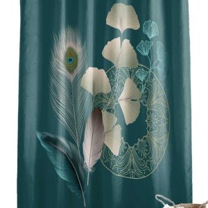 Sprchový závěs 180x200 cm Ginkoblue – douceur d'intérieur