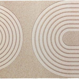Světle hnědá koupelnová předložka 50x80 cm Adriel – douceur d'intérieur