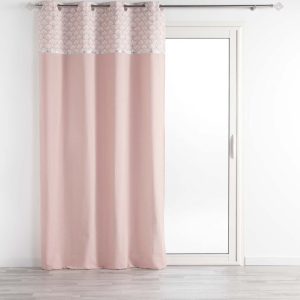 Světle růžový bavlněný závěs 140x240 cm Artchic – douceur d'intérieur