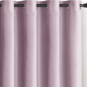 Světle růžový sametový dimout závěs 140x270 cm Eyelets – Restilo
