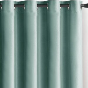 Světle zelený sametový dimout závěs 140x270 cm Eyelets – Restilo
