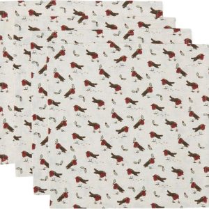Textilní ubrousky v sadě 4 ks 45x45 cm Robin's Retreat – Cooksmart ®