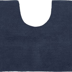 Tmavě modrá koupelnová předložka 50x45 cm Riva - Tiseco Home Studio
