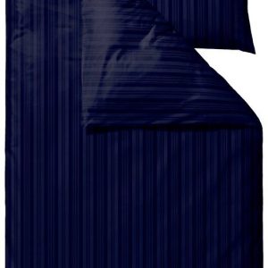 Tmavě modré damaškové povlečení na jednolůžko 140x200 cm Noble – Södahl