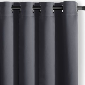 Tmavě šedý dimout závěs 140x175 cm Kierra – Restilo