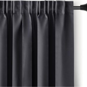 Tmavě šedý dimout závěs 140x245 cm Kierra – Restilo