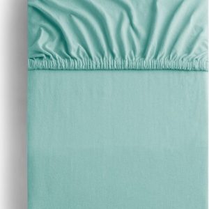 Tyrkysové napínací prostěradlo jersey 120x200 cm Amber – Restilo