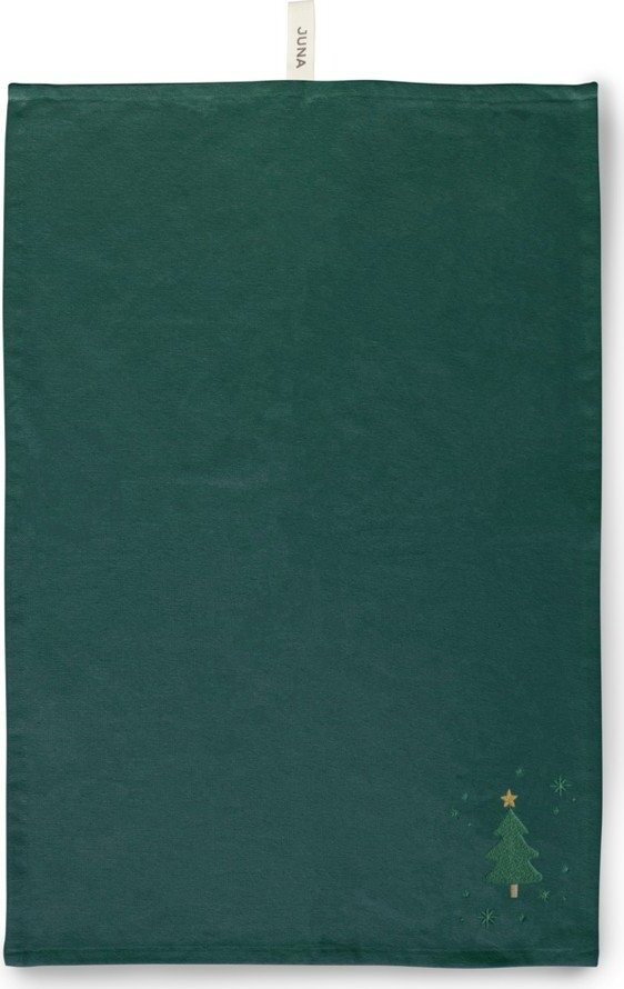 Utěrka s vánočním motivem s příměsí bavlny 50x70 cm Christmas Fable – JUNA