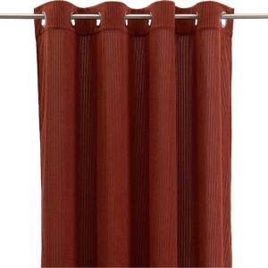 V terakotové barvě manšestrový závěs 140x260 cm Merely – Casa Selección
