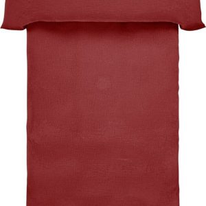 Vínové mušelínové povlečení na jednolůžko 140x200 cm Amilia – Jotex