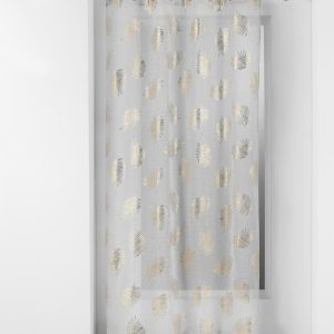 Záclona v béžové a zlaté barvě 140x280 cm Sunny – douceur d'intérieur
