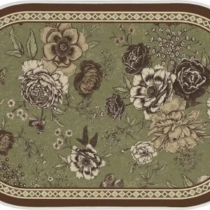 Zelená koupelnová předložka 60x90 cm – Foutastic