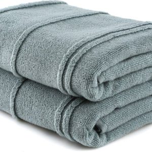 Zelené froté ručníky v sadě 2 ks 50x90 cm Arden – Foutastic