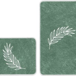Zelené koupelnové předložky v sadě 2 ks 60x100 cm – Mila Home