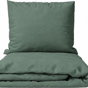 Zelené 3dílné povlečení na dvoulůžko z bavlny Renforcé 200x200 cm Cotton – Bonami Essentials