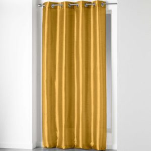 Žlutý závěs z mikrosaténu 140x240 cm Shana – douceur d'intérieur